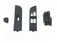 Cache de panneau de commande de lève-vitre noir côté conducteur et passager pour LandCruiser70 FJ70 FZJ70 FJ76 FJ78 FJ79 07-23 (RHD, 2 portes)