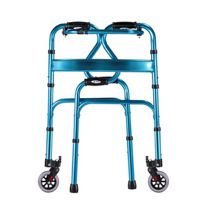 Andador de Aleación de Aluminio con Altura Ajustable y Ruedas Universales para Asistencia de Movilidad - Product Image 1
