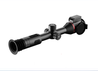 PRS GT650L Teropong Termal 640x512 Sensor Termal 50mm Penglihatan Malam Meteran Jarak Laser 8X Zoom Digital untuk Luar Ruangan