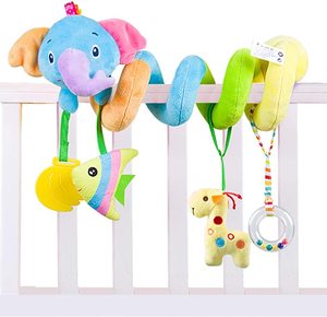 Custom <strong>Car</strong> <strong>Seat</strong> <strong>Toys</strong>, Baby Activity Spiral Plush Stroller bar <strong>Toy</strong> Accessories, Crib <strong>Toys</strong> with Bell for Boy or Girl - Product Image 2