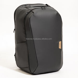 Sac à Dos Unisexe en Cuir Imperméable pour Homme, Confortable, Décontracté, Style Classique, Polyester, Fermeture Éclair, Qualité, Voyage - Product Image 2