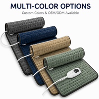 Couverture chauffante avec télécommande LCD, tapis chauffant électrique matelassé doux, chaleur et minuterie réglables pour lit et canapé