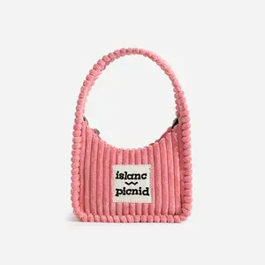 Sonbahar kış kadife crossbody tote çanta yeni omuz bayanlar el çantaları yumuşak peluş kore tarzı çanta