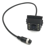 Aosi-écran petit moniteur DVR pour voiture, 9 pouces, TFT LCD, entrée vidéo 2 pour AHD720P, vue avant et arrière, 8 caméras LED