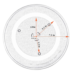 Plaque tournante <span class=keywords><strong>en</strong></span> <span class=keywords><strong>verre</strong></span> <span class=keywords><strong>pour</strong></span> <span class=keywords><strong>micro</strong></span>-ondes DE74-20002 14.125 "360mm <span class=keywords><strong>pour</strong></span> <span class=keywords><strong>Samsung</strong></span> <span class=keywords><strong>micro</strong></span>-ondes Repalces DE74-20002B DE74-20002A WB49X10063 - Product Image 5