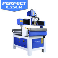 Laser parfait usine directe broche à bois étiquette acrylique MDF PVC CNC routeur 6090 taille de travail gravure coupe Machines