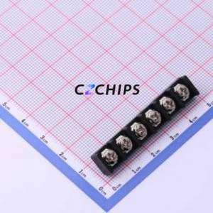 KFD-7.62-6P Barrier Terminal Block P=7.62mm Connector - Product Image 1