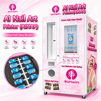 Distributeur automatique professionnel d'imprimantes d'art d'ongles IA, kiosque d'impression d'ongles entièrement automatique et personnalisé avec écran tactile