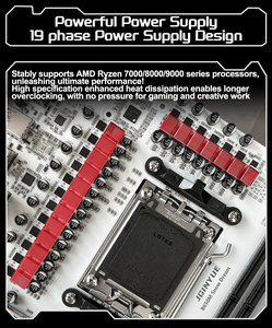 JGINYUE B650M Snow Dream scheda madre AM5 <span class=keywords><strong>DDR5</strong></span> scheda madre supporta AM5 Ry 7000/8000/9000 serie processori - Product Image 5