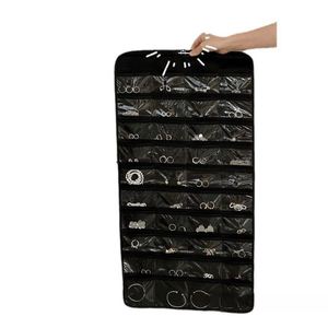 Jewelry Storage Hanging Bag Dormitory Anti-oxidation Wall-mounted Storage <b>Rack</b> <b>Glasses</b> and Necklace Storage Organizer Bag - Product Image 5