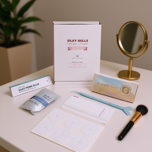 Silky <b>Rolls</b> Eyelash Lift Trial <b>Kit</b> Disposable Brow Lift Cream Gel Balm Lotion Forms - Product Image 3