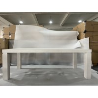 Table à manger moderne 2235 x 1015 x 760 en bois pour meubles de maison
