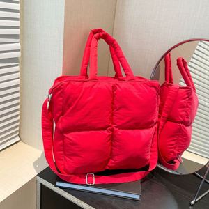 Personalized Puffer Quilted <b>Square</b> Tote Crossbody Bag Lightweight Puffy Women's Shoulder Bag - Product Image 6