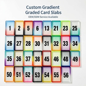 Protector de Tarjetas Graduadas de TPU de Silicona Premium del Fabricante, 135x80mm, 10cm de Grosor, con Brillo Degradado para Venta al por Mayor <span class=keywords><strong>PSA</strong></span> - Product Image 2