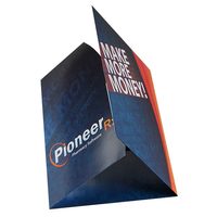 Servicio de impresión a todo Color de logotipo personalizado, carpeta de archivo reciclable A3 A5 A4, folleto de presentación de papel con bolsillo