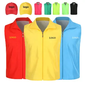 SevenDosong Activity Print Shop Vest Work Volunteer Vests With Custom Logo Printing Wholesale Promotion Gifts