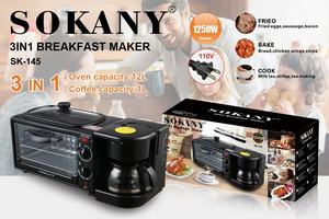 LumaBella 3 en 1 Machine à petit-déjeuner four électrique multifonction tarte aux œufs <span class=keywords><strong>boulanger</strong></span> machine à pain multifonction <span class=keywords><strong>Mini</strong></span> <span class=keywords><strong>Mini</strong></span> four LB-58002 - Product Image 4