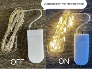 Ensemble d'arbre <span class=keywords><strong>de</strong></span> Noël en feutre éducatif à faire soi-même, arbre en feutre à suspendre au mur pour enfants avec 32 décorations <span class=keywords><strong>de</strong></span> Noël et guirlande lumineuse - Product Image 4