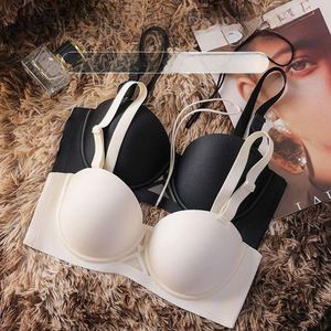 <strong>Strapless</strong> Push up <strong>Bra</strong> with <strong>Clear</strong> Straps Convertible Padded <strong>Bras</strong> for Women - Product Image 3