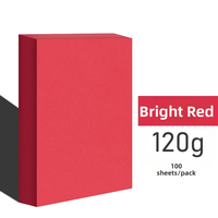 Papier copie couleur 120g en pâte vierge A4/A3, couché amidon, simple face, multi-usages pour artisanat et bureau