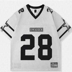 Camiseta de Manga Corta de Moda para Hombre, Personalizable con Estampado Digital 3D, Estilo Rugby, Holgada, Cultura Urbana, Hip-Hop - Product Image 5