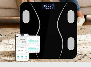 Hochfeste Gehärtete Glas-Körperwaage mit LED-Anzeige für den Heimgebrauch Digitale Körperfettwaage mit OEM/ODM-Unterstützung - Product Image 5