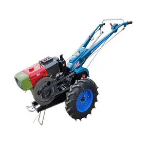 2024 new High Quality Multi-functional 15hp 18hp 20hp Tractors 2 Wheel Walking Hand Tractor / Power Tiller Price