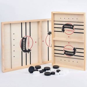 Juego de Futbolín, Hockey de Mesa, Catapulta, Juego Interactivo para Padres e Hijos, Juego de Mesa de Madera para Interiores, Juguete de Lanzamiento de Discos para Niños - Product Image 2