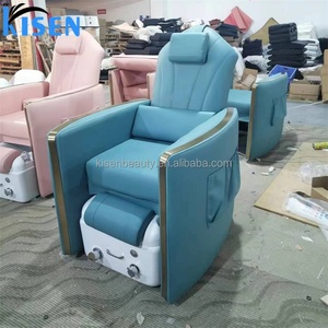Kisen Pedicure Chair Salon Beauty Chair Foot Bath SPA Luxury Top Design Customized Optional Nail Chair on Sale - Product Image 4