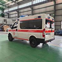 Nueva Ambulancia Diésel Manual Dongfeng con Tracción Delantera, Dimensiones de 3-8m de Largo, Velocidad Máxima de 150km/h, Vehículo de Emergencia, Euro 3, Producto Popular en China
