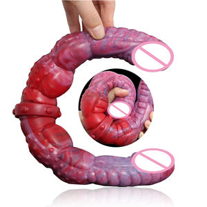 LUUK-7030 büyük yumuşak çift uçlu Dildos 40cm gerçekçi hayvan akrep kuyruk şekli kadın Masturbator lezbiyen ürünleri - Product Image 2