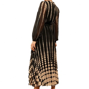 Robe Midi Femme Vintage Décontractée à Taille Cintrée, Style Français, Écologique et de Haute Qualité, Idéale pour l'Automne et l'Hiver – Vente en Gros - Product Image 2
