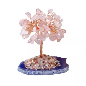 <b>Crystal</b> Money <b>Tree</b> Ornament Raw Stone Craft Home Office Decoration <b>Tree</b> Shape Decorative Gift - Product Image 5