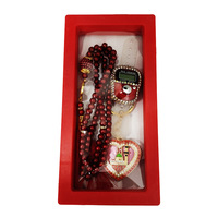 Ramadán Tasbih Set de regalo Contador de dedos Contador de conteo musulmán Rosario de oración Tasbih para Ramadán Regalo de vacaciones