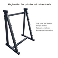 Support Commercial pour Haltères à 3 Niveaux, Organisateur de Rangement pour Équipement de Musculation, Ensemble d'Haltères avec Support pour Entraînement de Force