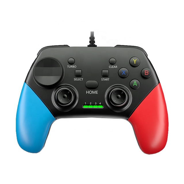Hot Selling Wired Game Joysticks Game Controllers with Rubber Handle for PS3/PC/Android/TV Box/PC Steam