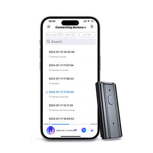 Grabadora <span class=keywords><strong>de</strong></span> <span class=keywords><strong>Voz</strong></span> Inteligente <span class=keywords><strong>de</strong></span> 64 GB, Grabadora Activada por <span class=keywords><strong>Voz</strong></span> con Aplicación, Dispositivo <span class=keywords><strong>de</strong></span> Grabación Continua <span class=keywords><strong>de</strong></span> 60 Horas para Reuniones, Conferencias - Product Image 1