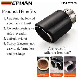 EPMAN ID 2,5 ''(63mm), punta de silenciador de escape de fibra de carbono <span class=keywords><strong>OD</strong></span> 89mm (3,5") 102mm(4 ") 114mm (4,5"), mm (") a la hora del escape - Product Image 4