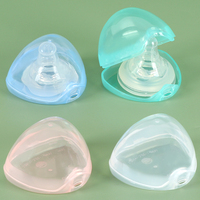YUZMEI Étui à sucette personnalisé, petite boîte de rangement pour tétine de bébé, étui pour sucette Mam, étui de voyage personnalisé pour 2 sucettes