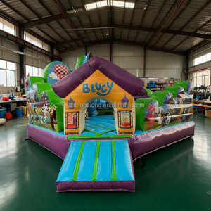 Castillo Hinchable Saltador Comercial para Niños para Exteriores con Tema <span class=keywords><strong>de</strong></span> Dibujos Animados <span class=keywords><strong>de</strong></span> <span class=keywords><strong>Bluey</strong></span>, Brincolín para Interiores, <span class=keywords><strong>Casa</strong></span> <span class=keywords><strong>de</strong></span> Rebote Inflable - Product Image 2