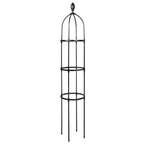 Treillis de jardin en acier recouvert de polyéthylène Support de plante réglable Cadre d'escalade modulaire pour la vigne de tomate Décoration de patio extérieur - Product Image 2