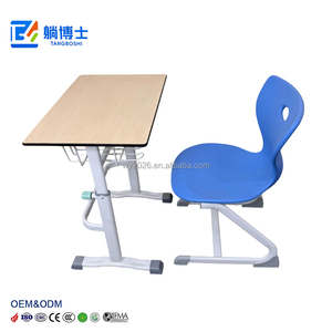Meilleure vente : Bureau d'écolier multi-niveaux sur pied unique et chaise de classe pour l'étude en écoles primaires et secondaires - Product Image 2