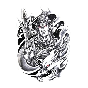 TB easy tatt-pegatinas de tatuaje para <span class=keywords><strong>hombre</strong></span>, tatuaje de Tigre, dragón, grande, impermeable, temporal - Product Image 6