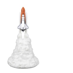 Nouvelle lampe de <span class=keywords><strong>navette</strong></span> <span class=keywords><strong>spatiale</strong></span> d'impression 3D et lampes de <span class=keywords><strong>lune</strong></span> lampe de fusée veilleuse pour les amoureux de l'espace décoration de la maison veilleuse LED - Product Image 1