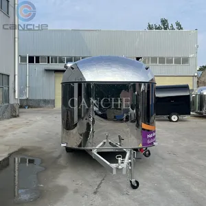 Camion de restauration mobile extérieur en acier inoxydable Canche pour la vente de snacks - Product Image 2