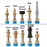 Adaptateur de canon à mousse pour nettoyeur haute pression Amare 1/4 pouce en laiton K2-K7 pour nettoyeur de voiture