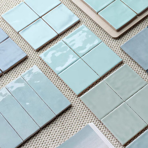 Ladrillos de Arcilla Hechos a Mano de la Serie GQK Blue Salt, Resistentes al Ácido, Sólidos, Finos, Sinterizados, Diseño Japonés, para Baño, Cocina, Pared, Barra, Mostrador - Product Image 1