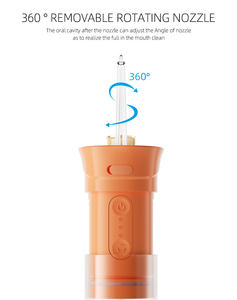 Irrigateur buccal à impulsions d'eau IPX5 Hydropulseur étanche USB Rechargeable Irrigateur buccal pour <span class=keywords><strong>orthodontiste</strong></span> - Product Image 3
