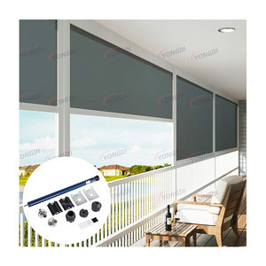 <span class=keywords><strong>Moteur</strong></span> tubulaire intelligent intelligent en aluminium pour rideaux motorisés pour l'extérieur, transparent, simple et écologique, avec écran zippé occultant. - Product Image 6