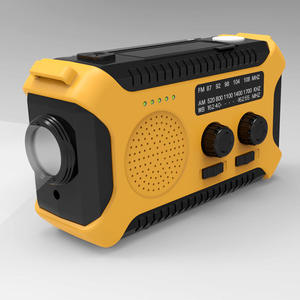 Portable Factory OEM Solar <b>Hand</b> Crank Radio AM FM WB 3 Band 4000mAh Portable Outdoor Camping Radio Weather Alert Rechargeable - Product Image 4
